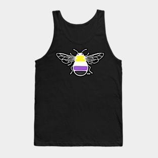 Non-Binary Pride Bee (Dark) Tank Top